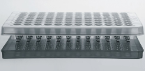 0.1ml 96 Well PCR plate, half-skirt, clear, fit Biorad/Roche,100/case 0.1ml 96 Well PCR plate, half-skirt, clear, fit Biorad/Roche,100/case