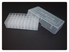 50-Position Plastic Freezer Box, Natural, 10/unit