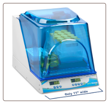 Mini shake-incubator with flat mat platform