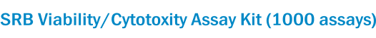 SRB Viability/Cytotoxity Assay Kit (1000 assays)