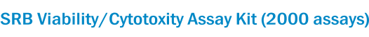 SRB Viability/Cytotoxity Assay Kit (2000 assays)